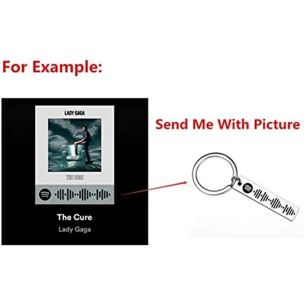 Personalized Music Keyring 2