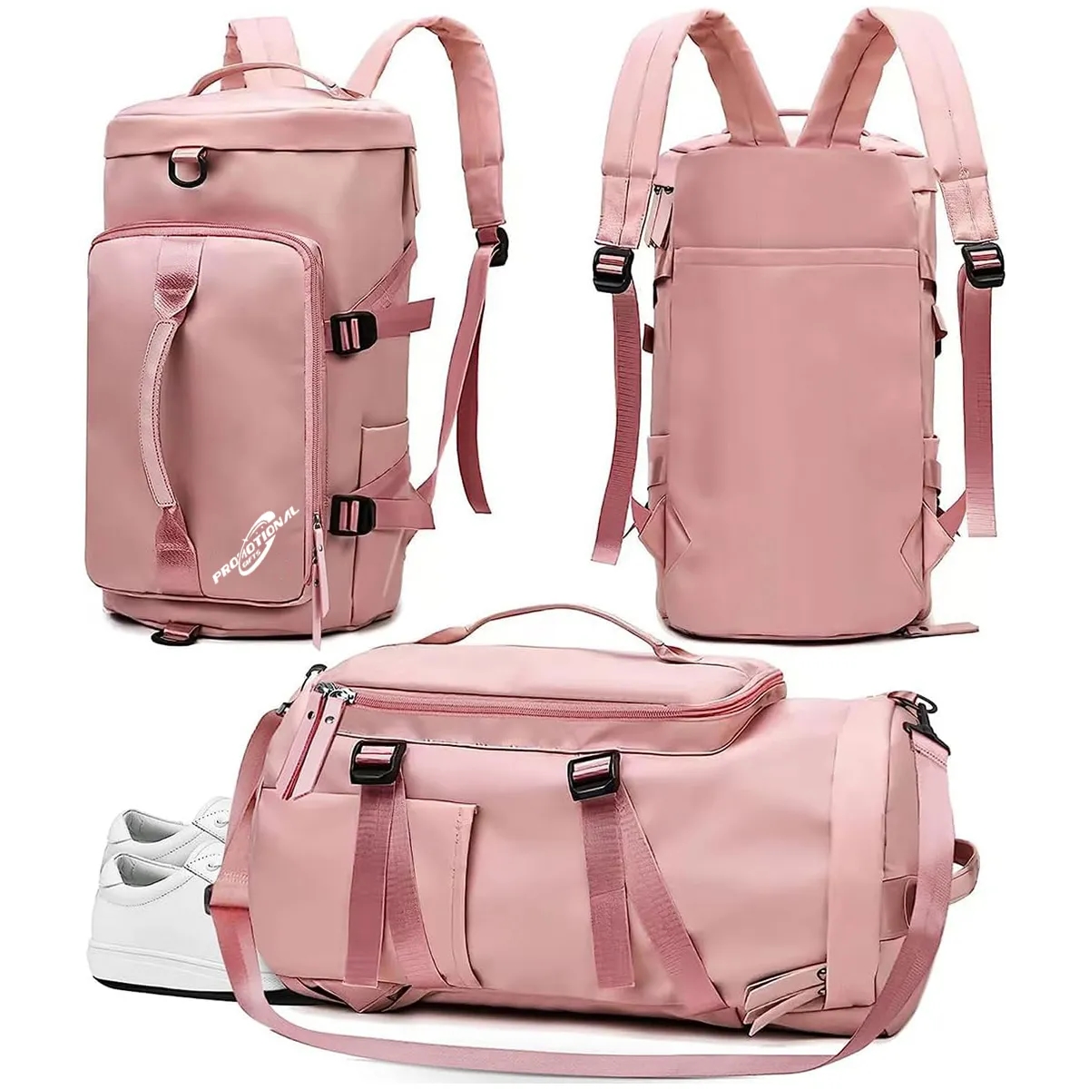 Gym Travel Backpack Duffel Bag with Shoes Compartment 3