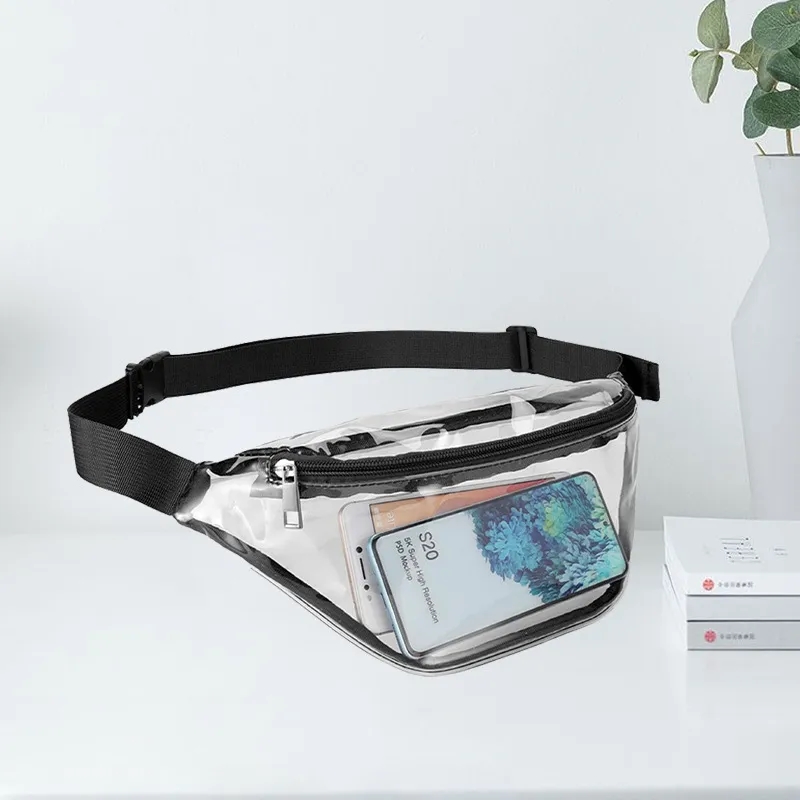 Transparent PVC Waist Bag with Adjustable Strap 4