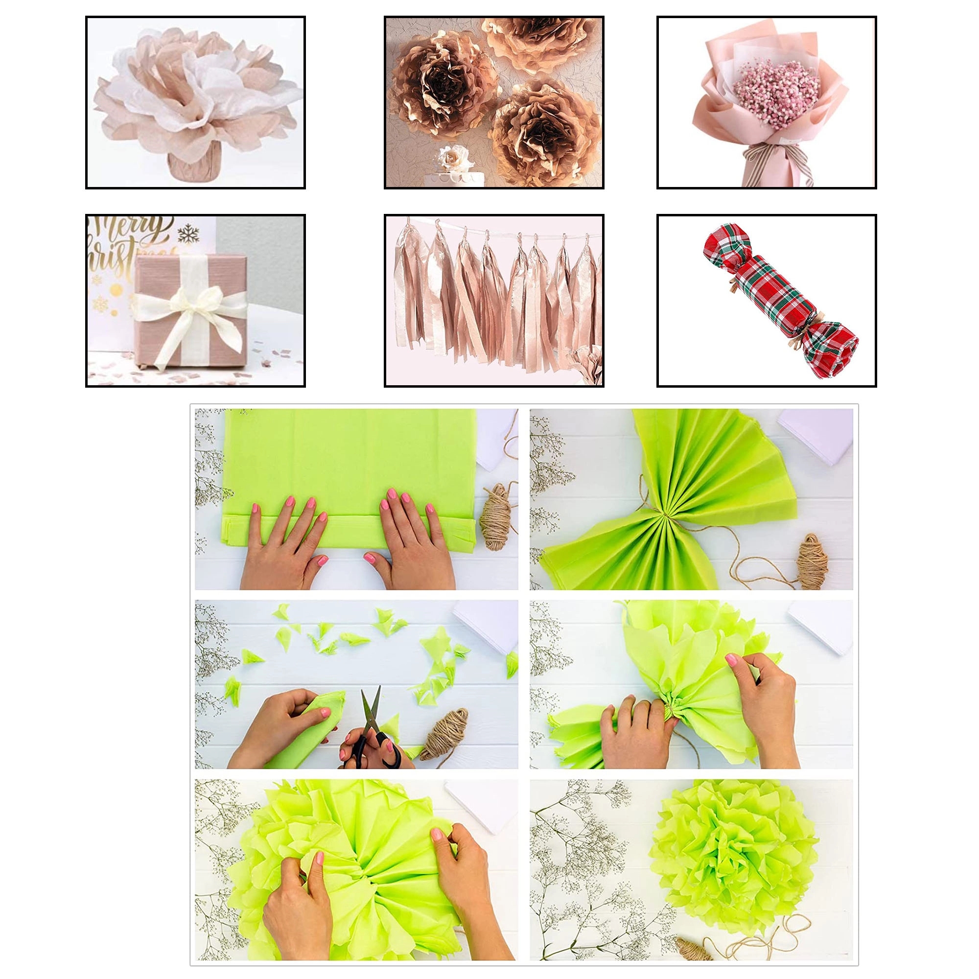 17gsm 20"x30" Colored Tissue Paper for Gift Wrapping 5