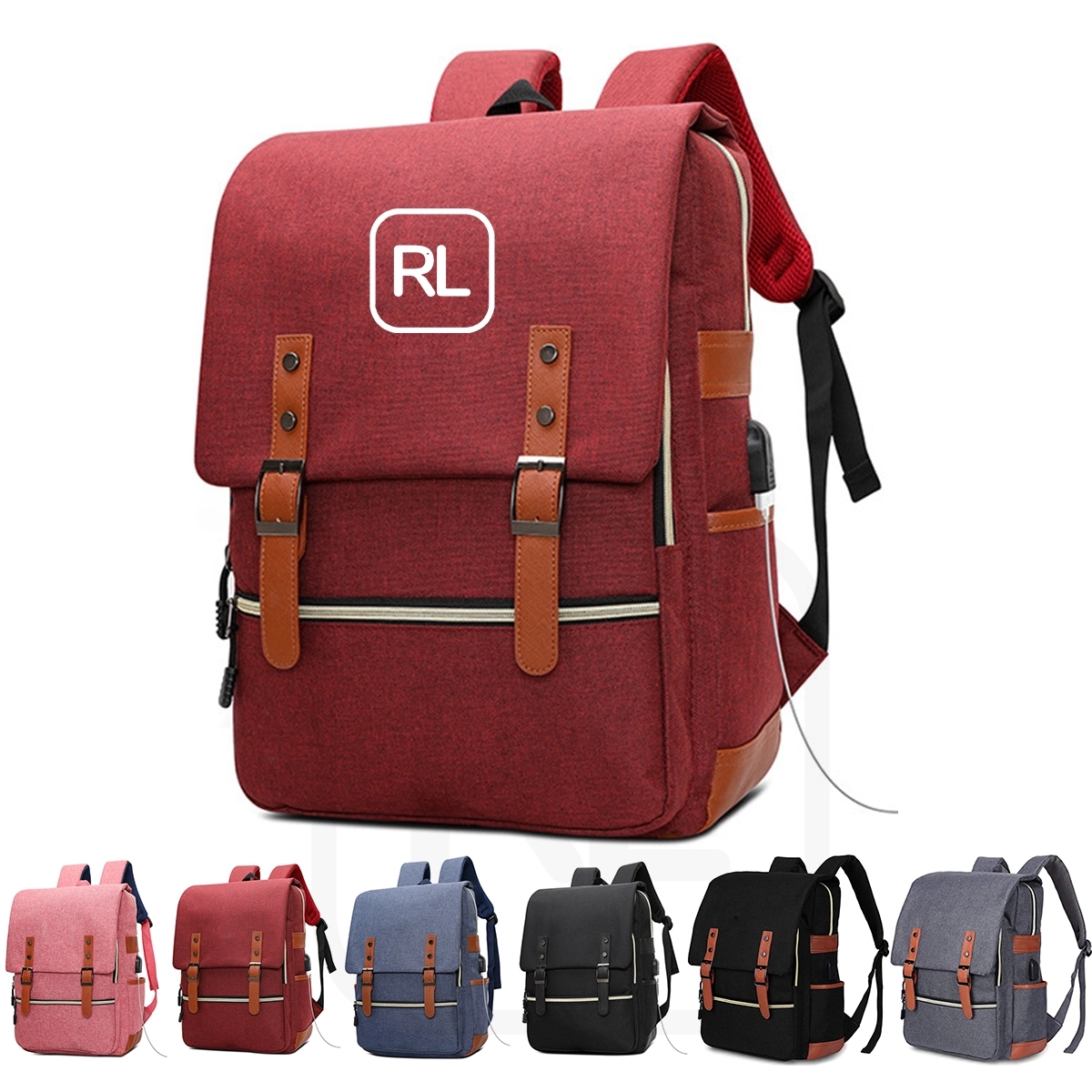 Vintage Laptop Backpack 3