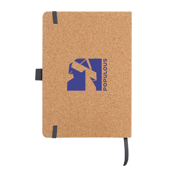 Hickory Cork & Recycled PU Notebook 40