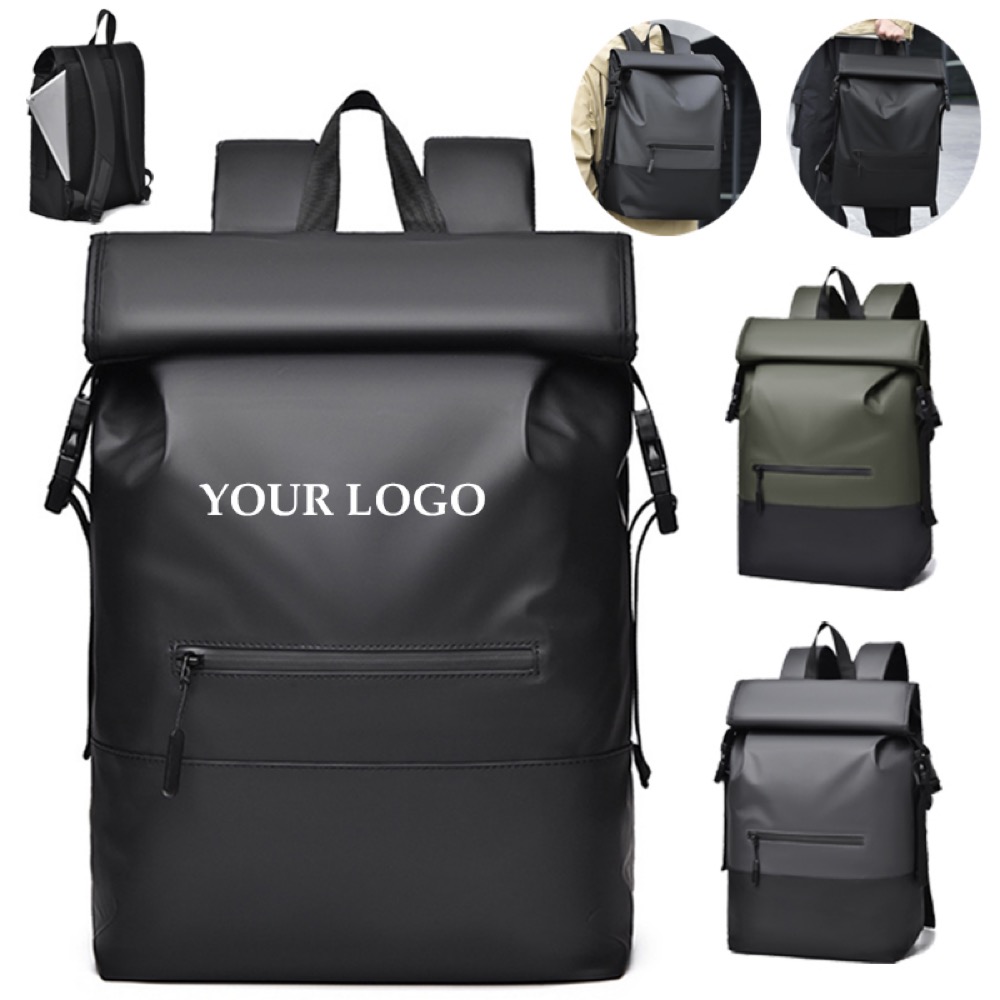 Large Capacity Rollup Rucksack Zipper Closure Sports Backpack 2