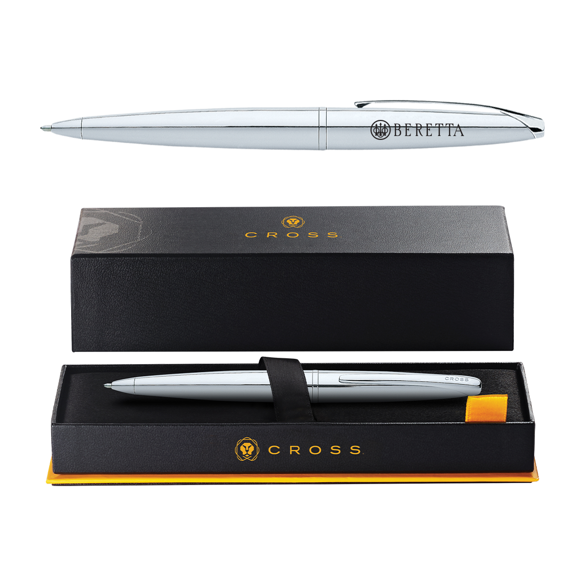 Cross® ATX Pure Chrome Ballpoint Pen 2