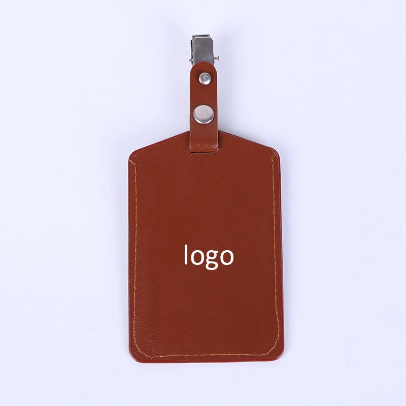 PU Leather ID Badge Holder 5