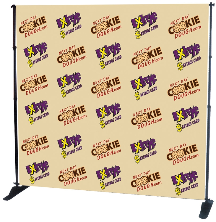 8'x8' step and repeat Vinyl Banner for Pegasus Stand - Banner Only 1