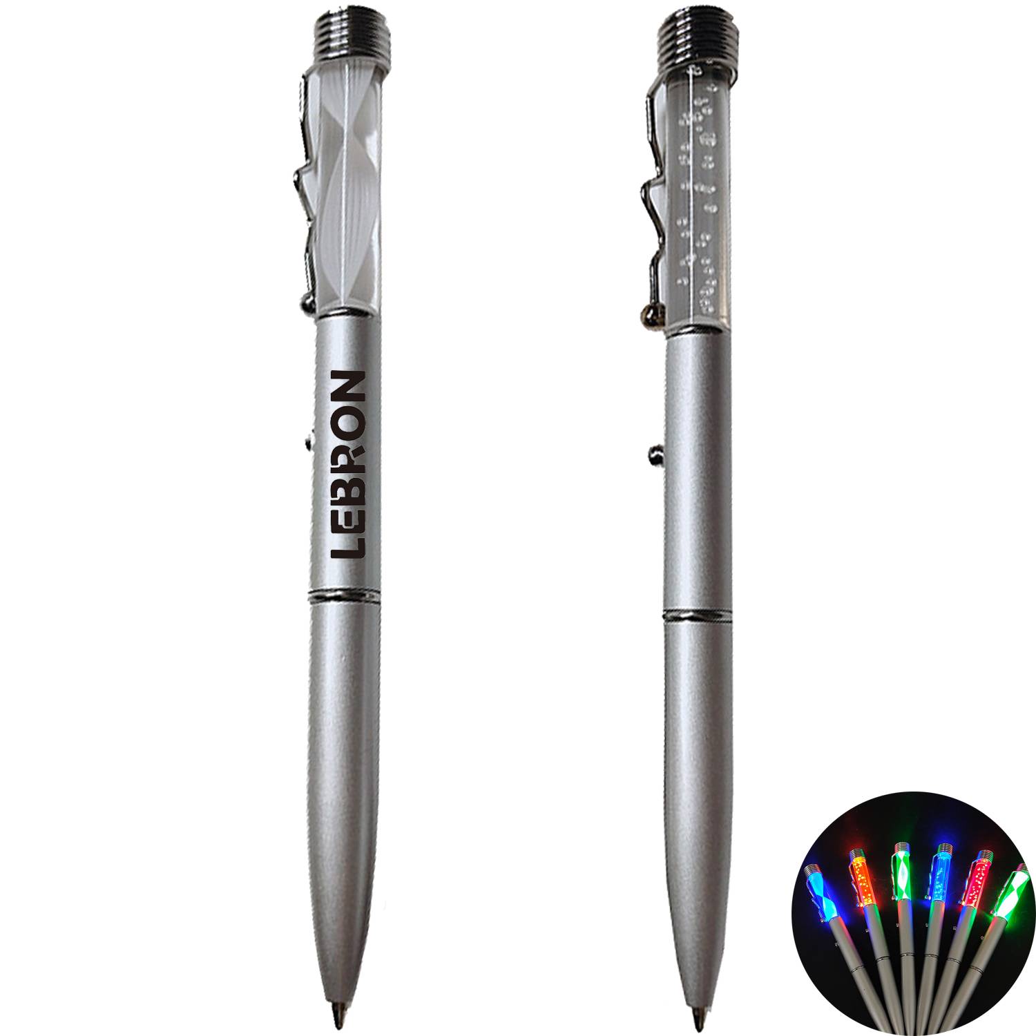 LED Light Twist-Action Ballpoint Pen 5