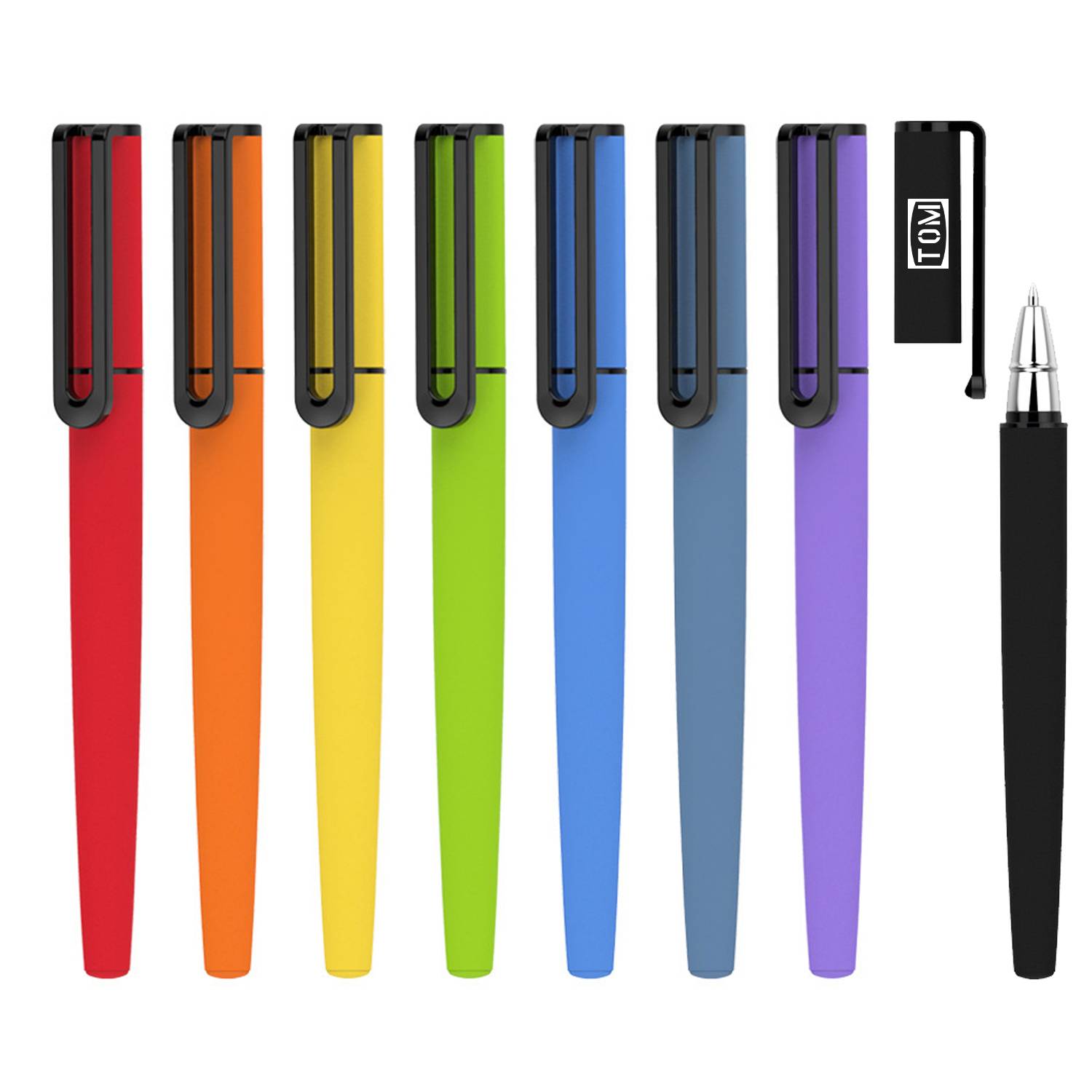 Removable Cap Premium Matte Finish Plastic Signature Pen 10