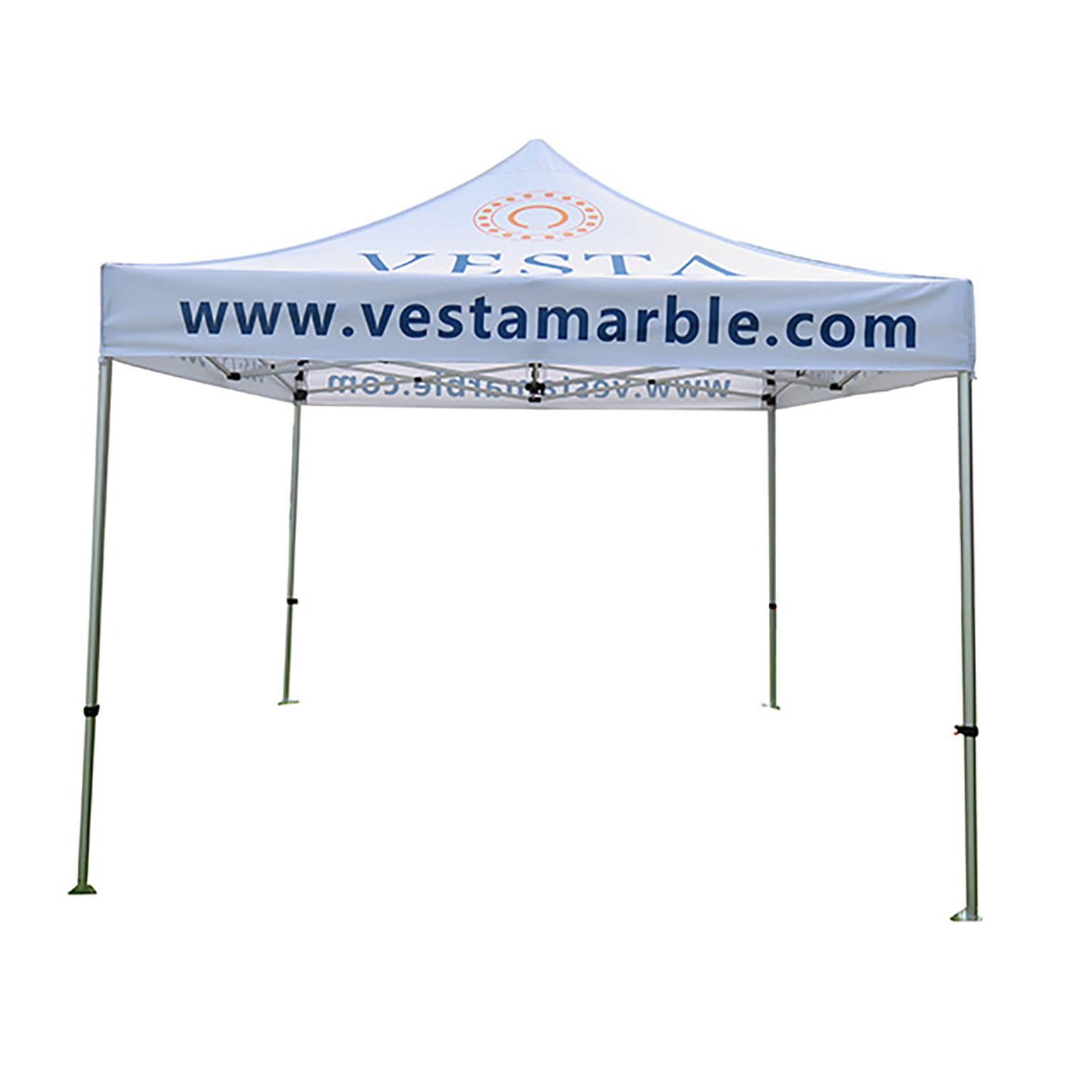 10' Premium Sublimated Tent Kit, Includes Premium 40mm Aluminum Frame, Canopy, Case, Grass Stake Kit 10
