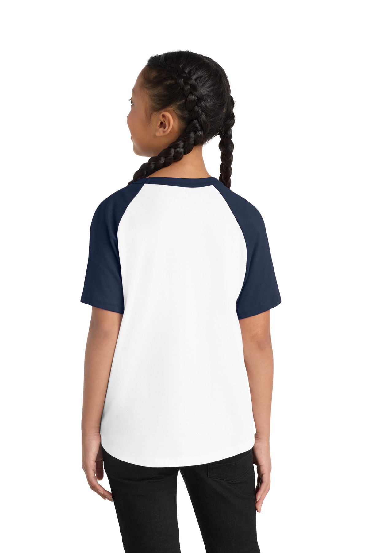 Sport-Tek Youth Short Sleeve Colorblock Raglan Jersey. YT201 14