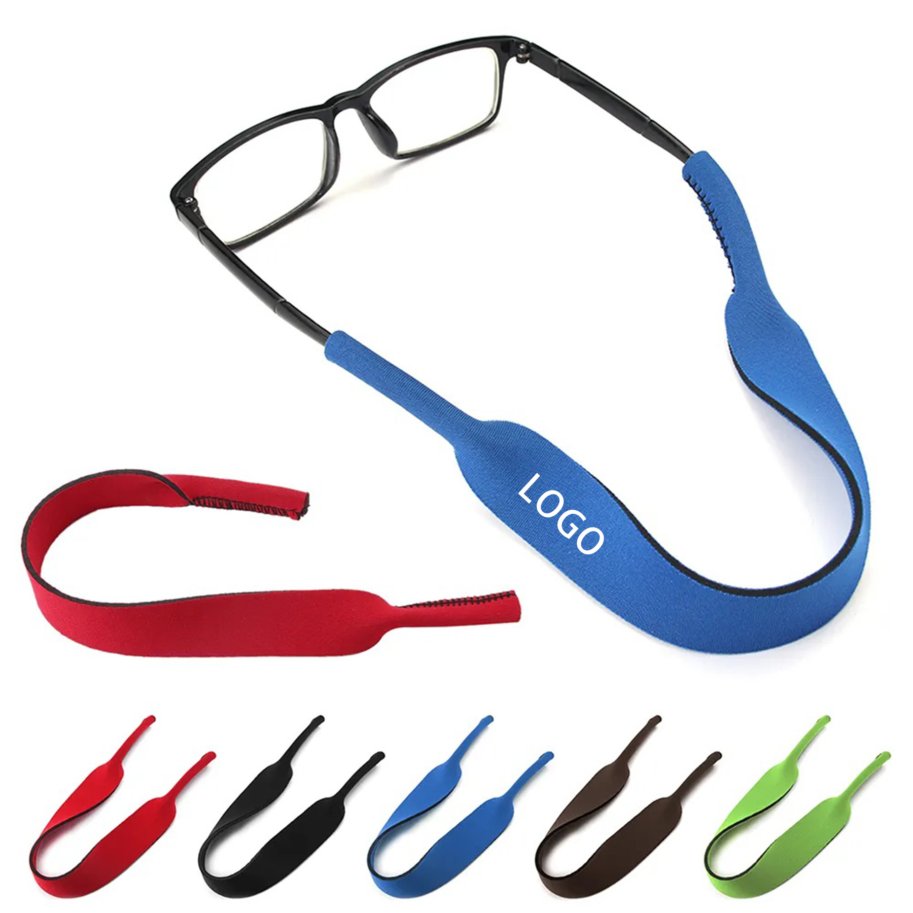 neoprene material Sports glasses strap 2