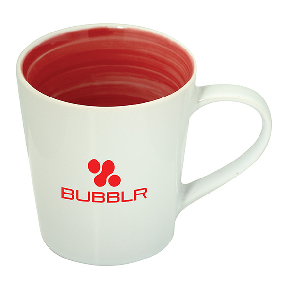 Café Bien 400 Ml. (13.5 Fl. Oz.) Two-Tone Mug, custom mug with logo imprint 1