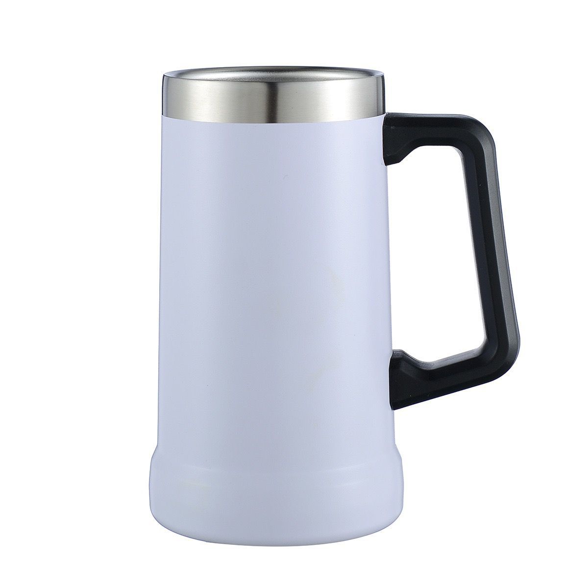 24 Oz Stainless Steel Beer Mug w/ Handle 2
