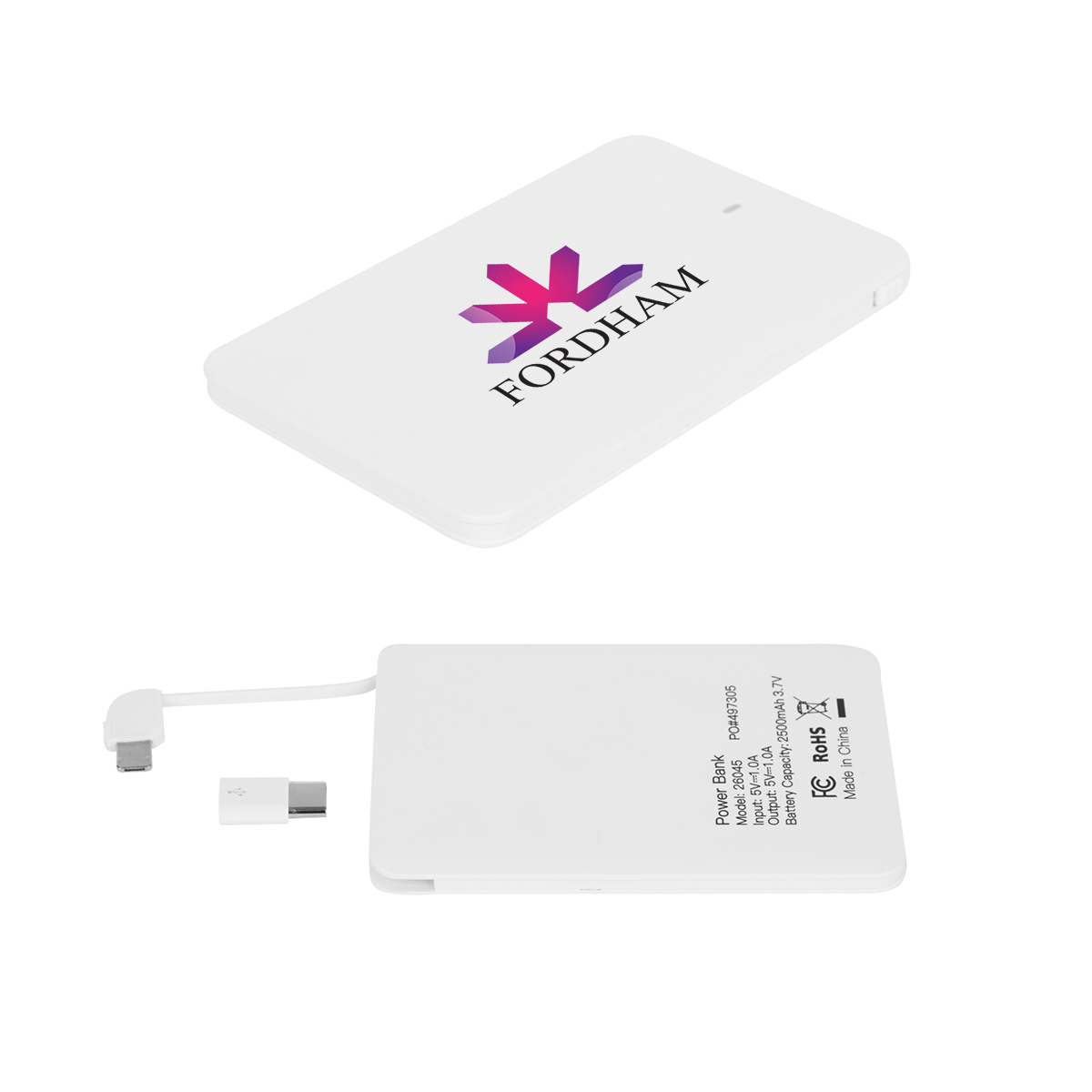 Slim 2500 MAH 3-In-1 Power Bank 5