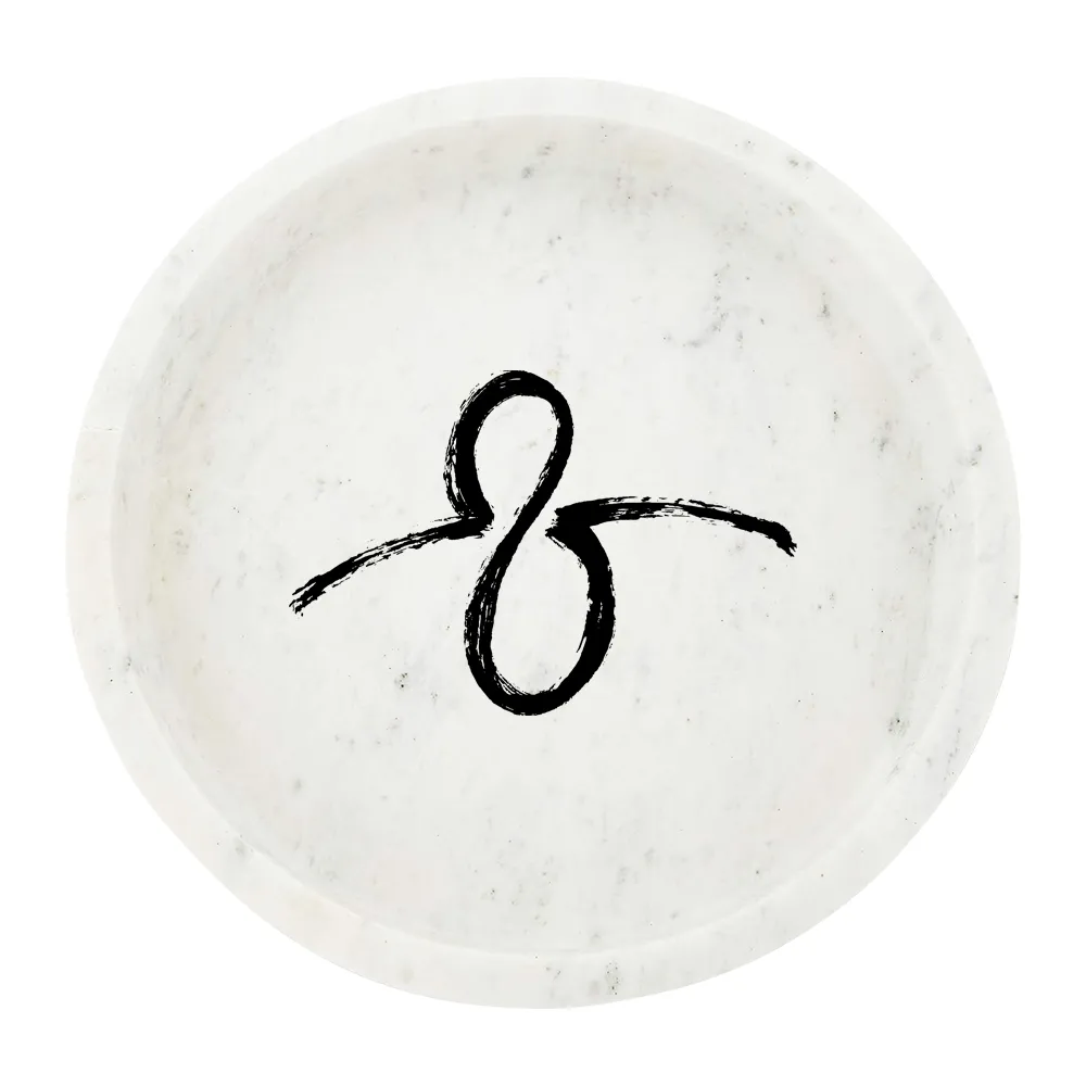 Round Marble Tray 4