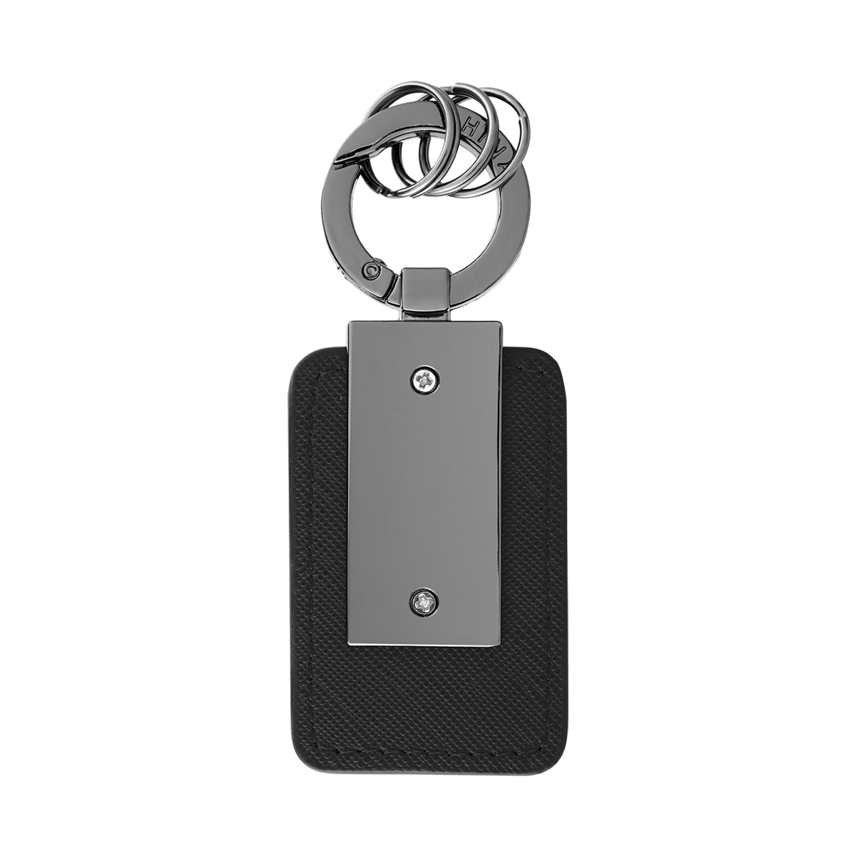 Leatherette Carabiner Clip Key Tag 17
