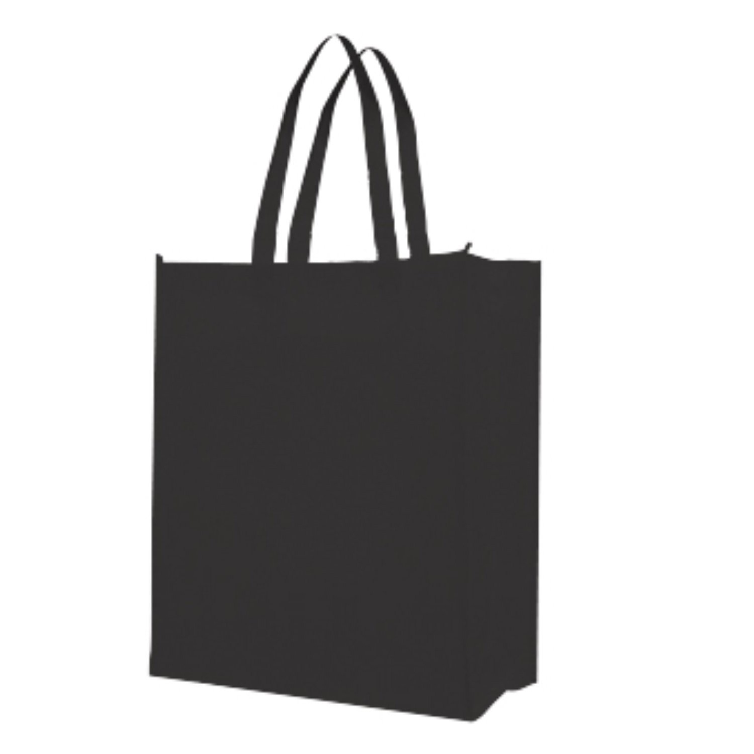 110 GSM Attractive Laminate Patent Finish Tote Bag W/ Gusset (12.75" X 15.75" X 4.75")