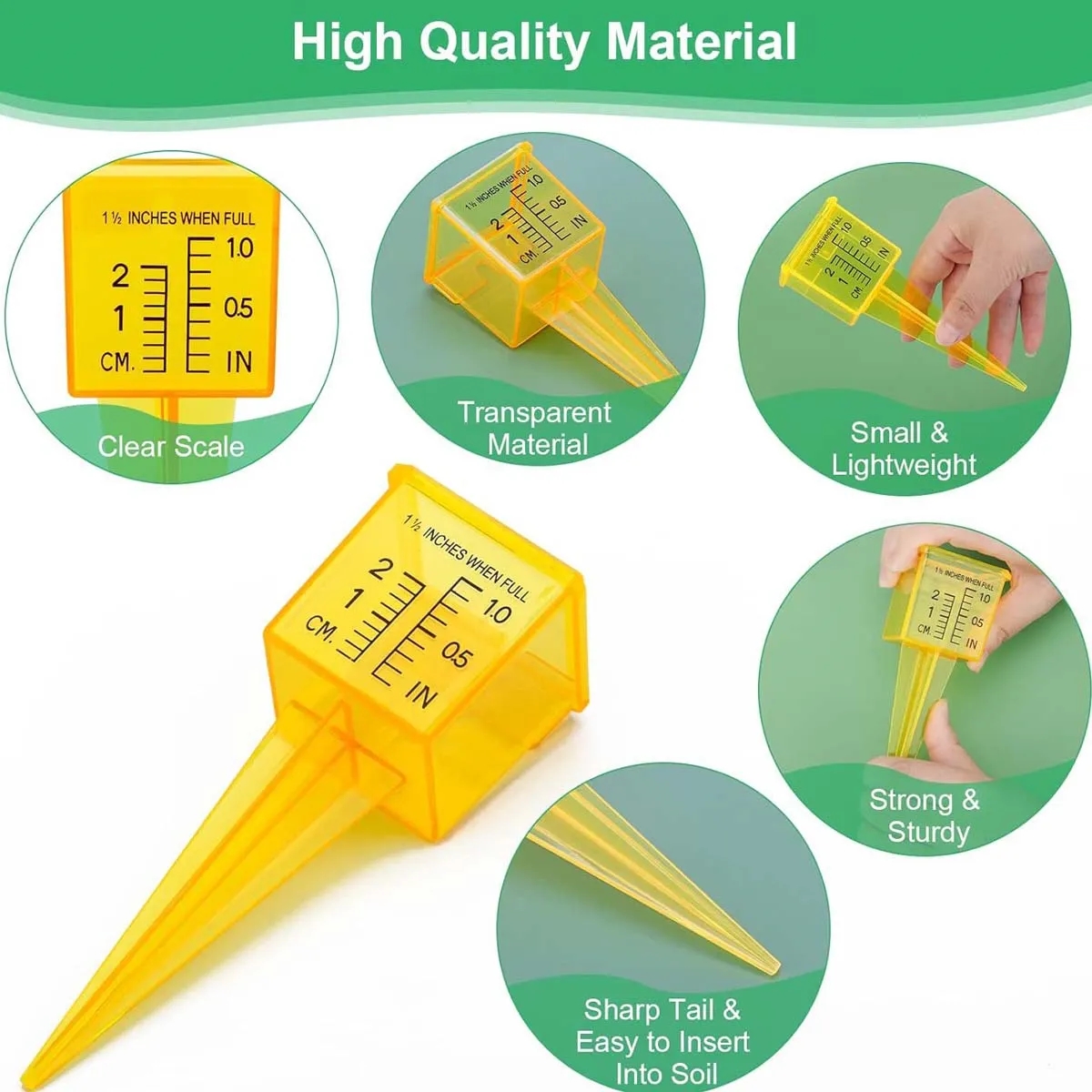 Garden Rain Sprinkler Water Gauge 7