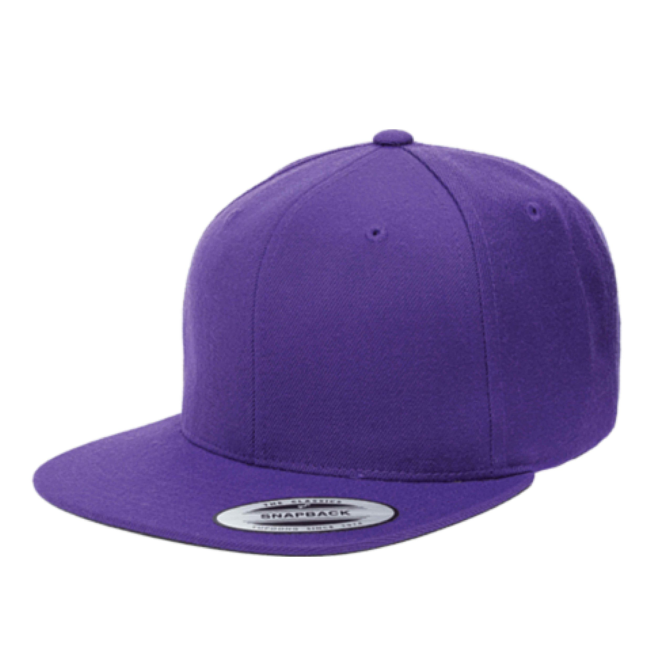 Yupoong 6089M YP Classics Premium Flat Bill Snapback Hat with Embroidery 18
