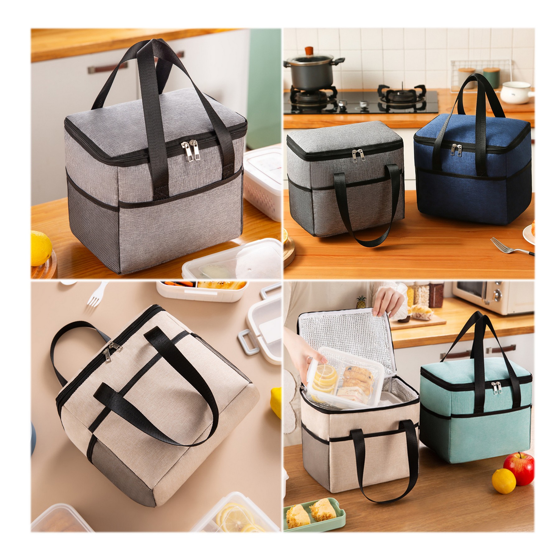 Insulated Bags Leakproof Lunch Cooler Tote 3