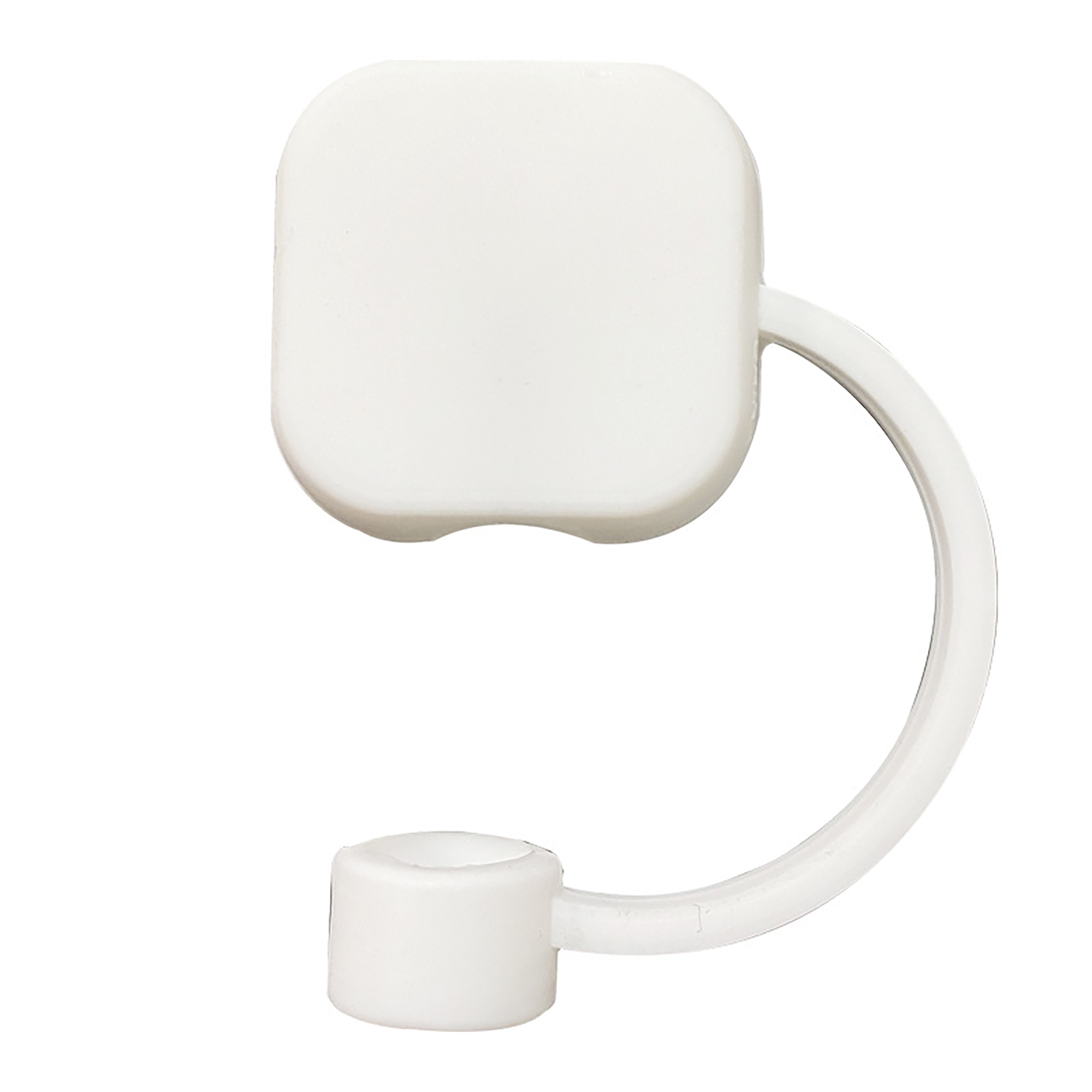 Square Silicone Straw Cap Dust Cover For 9 To 11mm Straw 8
