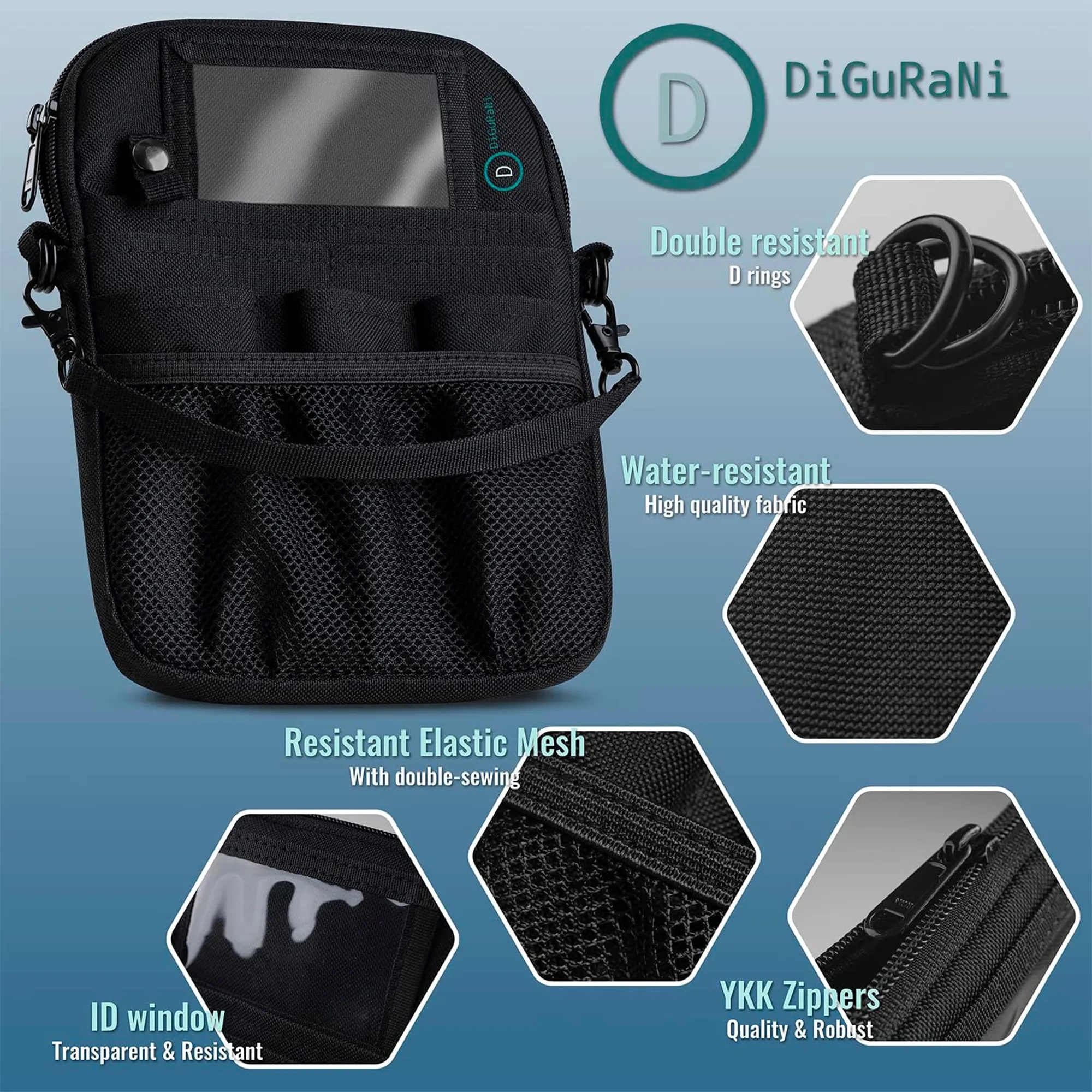 Stock Multifunctional Nurse Tool Belt Pocket Organizer 4