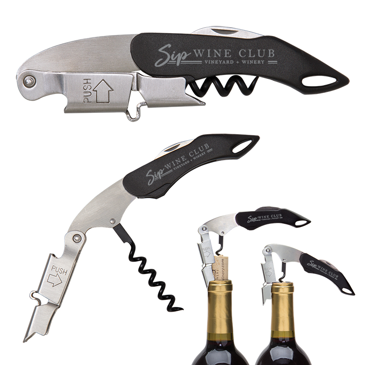 Double Hinged Wine Key Corkscrew 2