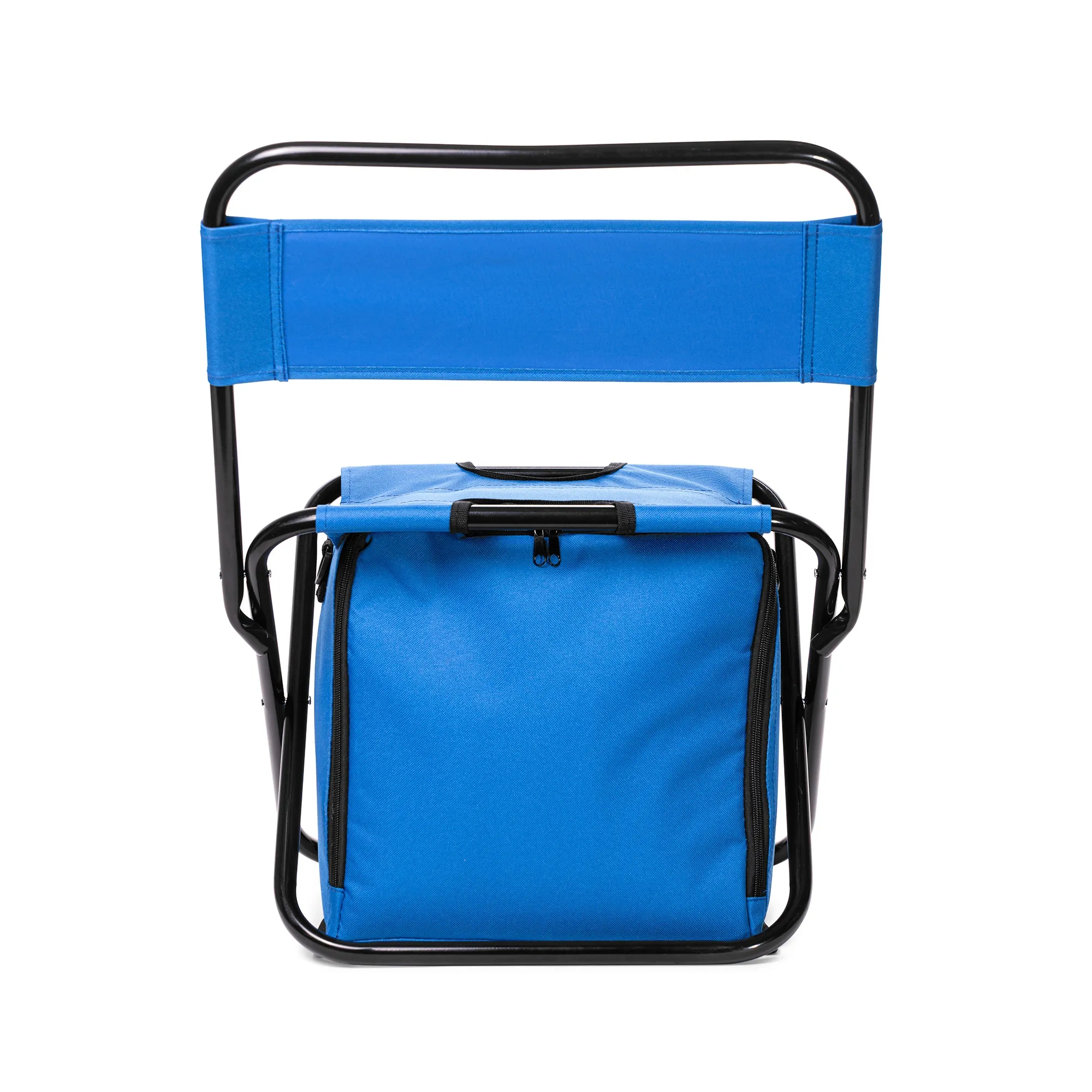Folding Chair with 24 Can Cooler Bag & Pockets 16
