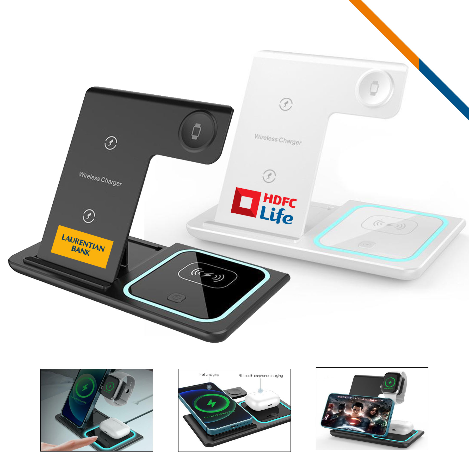 Merix 3in1 Fast Wireless Charger 5