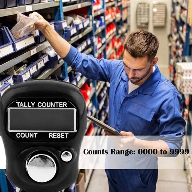 5 Digit Electronic Finger Counter with Adjustable Ring for Sports Inventory Prayer Counting 4