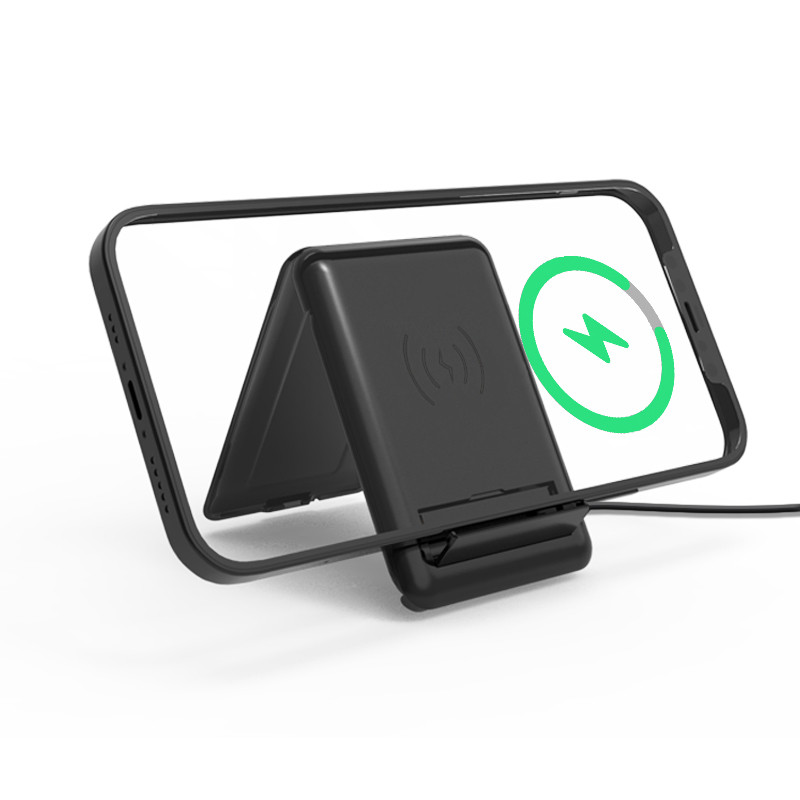 Chi-Charge Cable Card with Watch Charger - Collapsible Wireless Charging Stand and Charging Cable Carrier 7