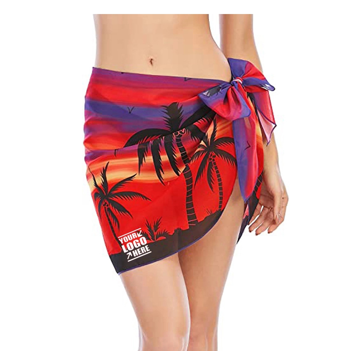 Women Swimwear Printed Cover Up Beach Sarong Pareo 3