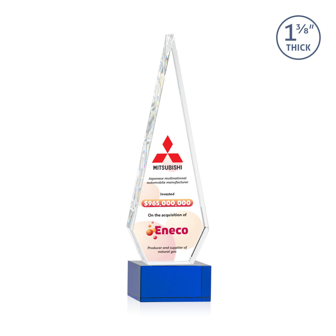 Springfield VividPrint™ Award on Hancock Base - Blue 15