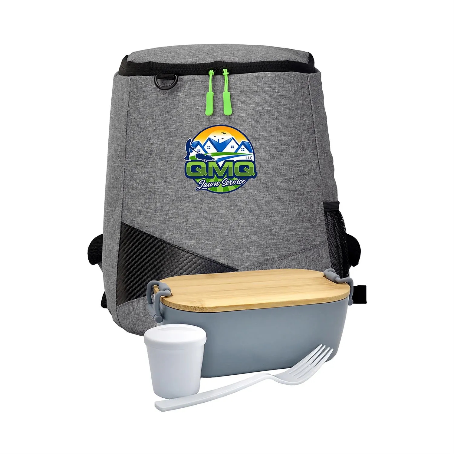 Bamboo Lunch Box Backpack Set 24