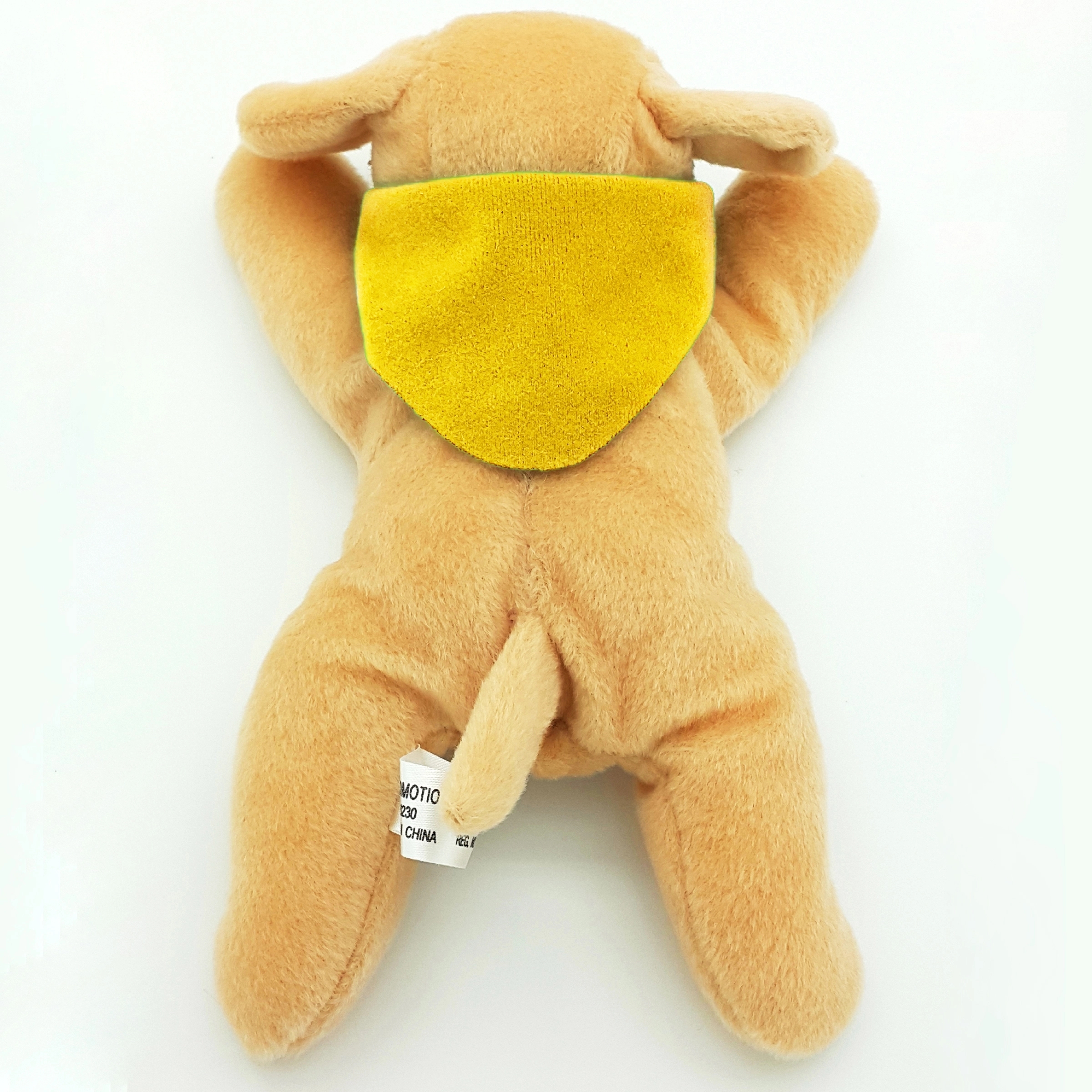 8" Laying Down Beanie Dog 2
