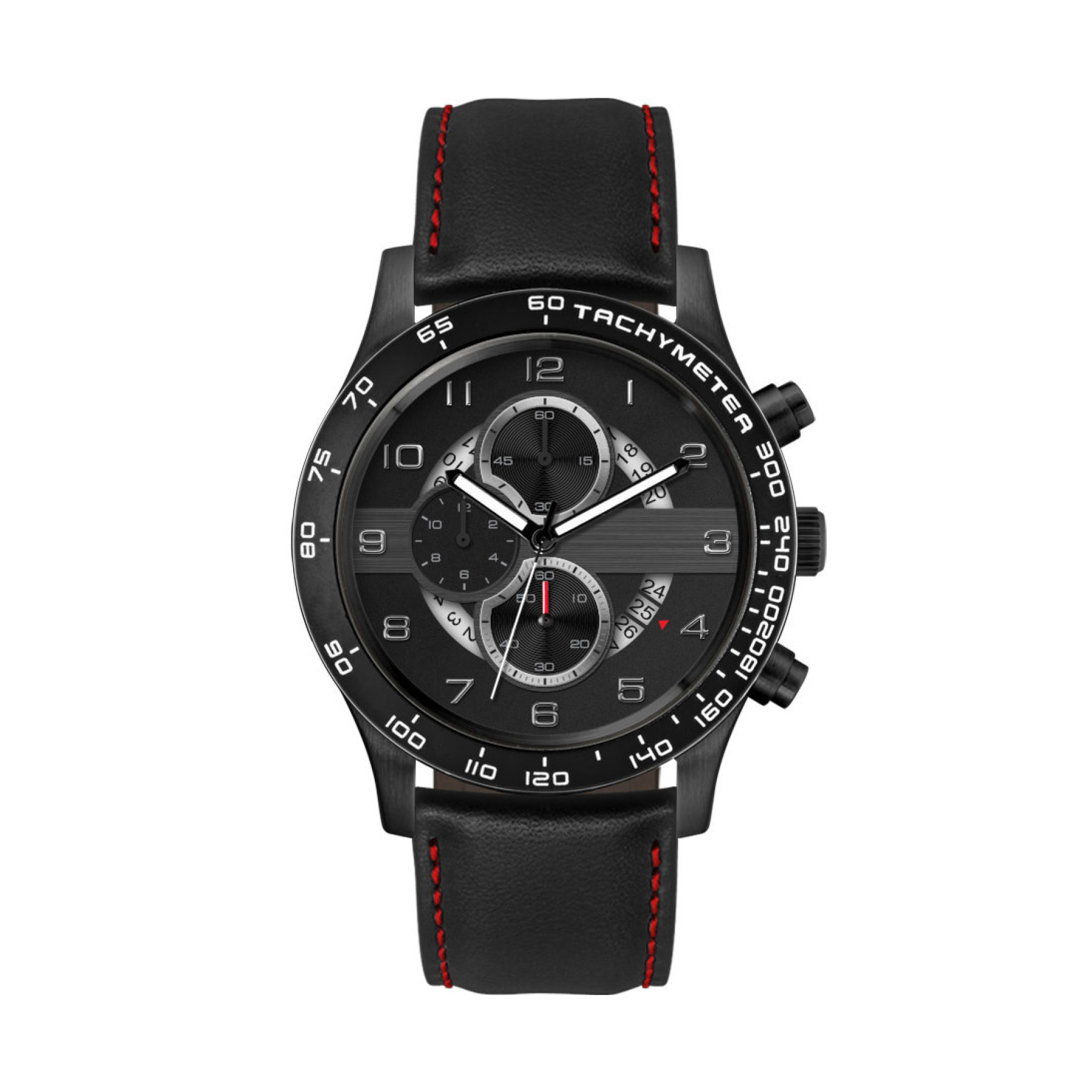 43.5MM, SS, BLACK CASE, BK BEZEL, CHRONO MVT, DTE 4