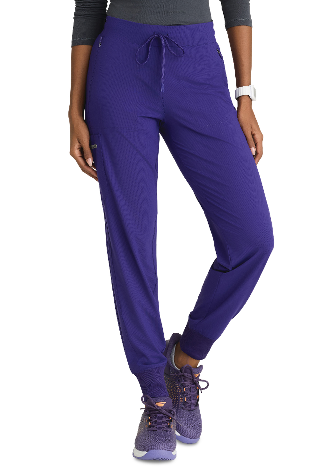 Skechers Slip-Ins - Women's Five-Pocket Ribbed Cuff Pace Jogger Scrub Pant 33