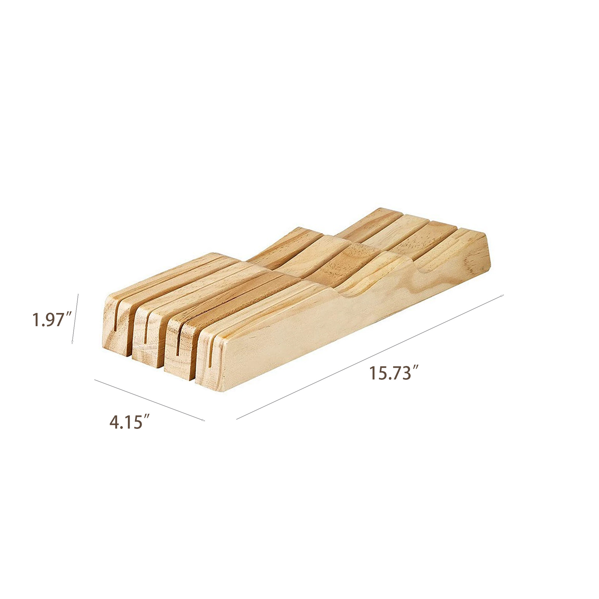 Bamboo Knife Holder Drawer 2