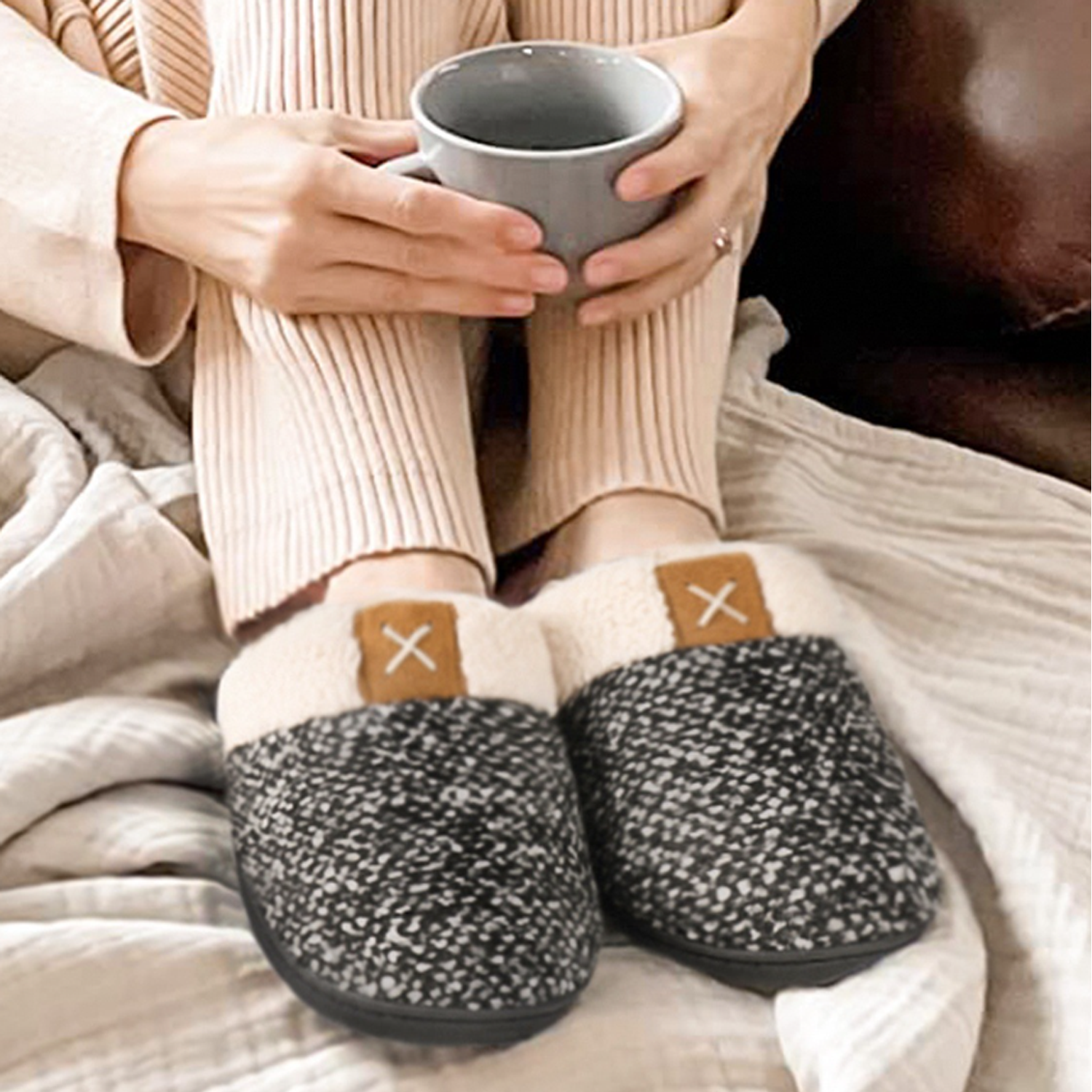 Gift Home Shoes Warm And Non-Slip 3