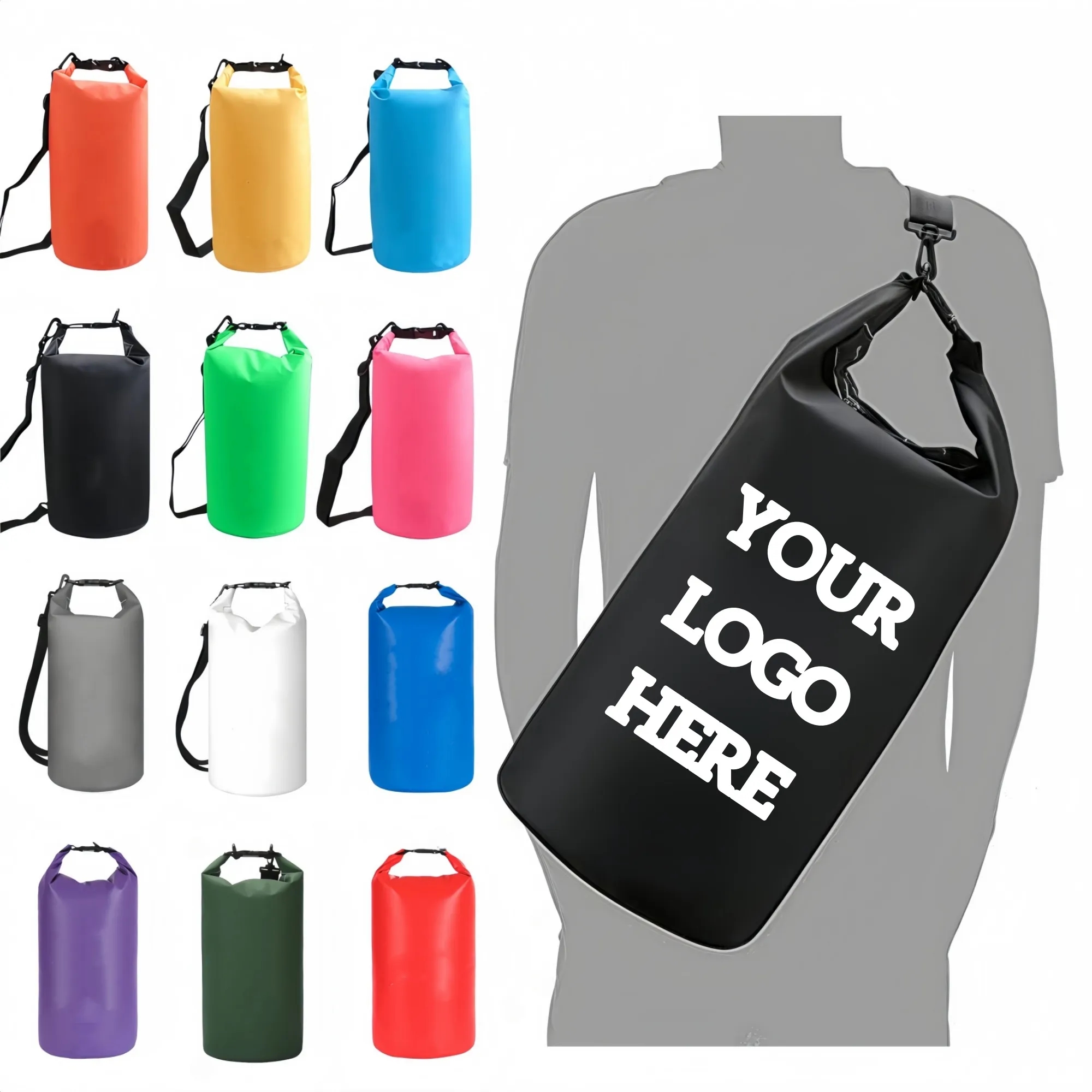 Premium 10 Liter PVC Waterproof Dry Bag With Handle 7