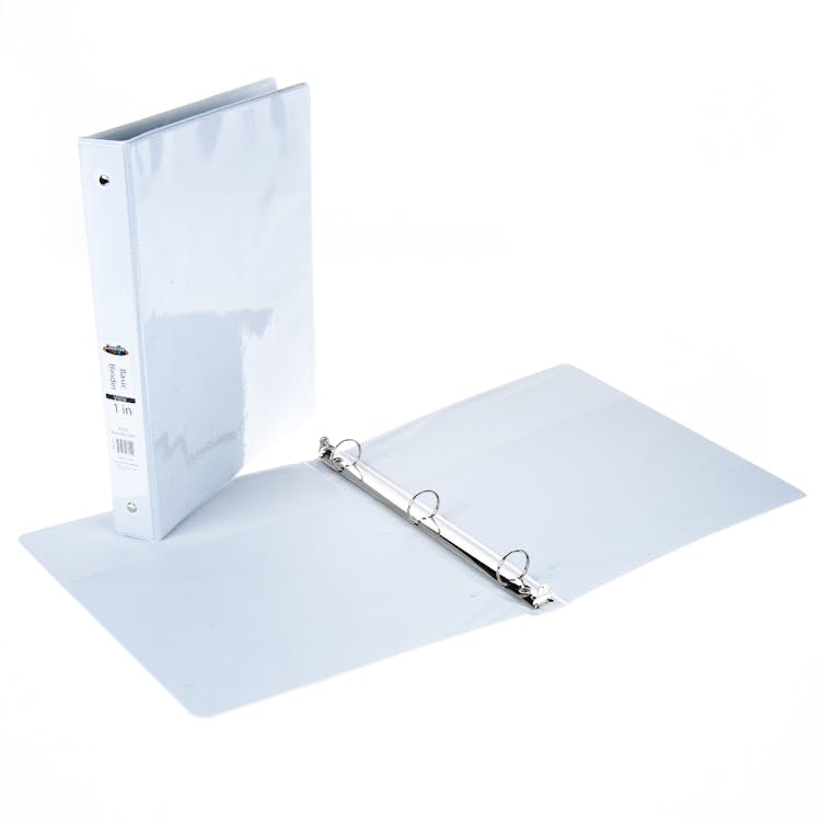 View Binders - White 1" 2