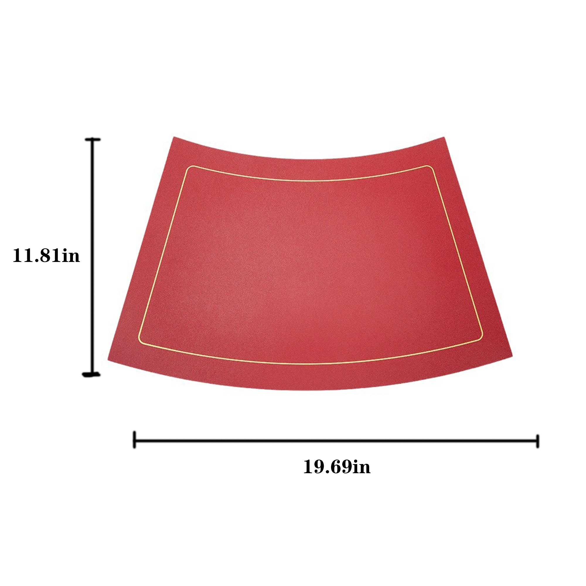 Home And Restaurant - Use Leather Western Food Placemat 1