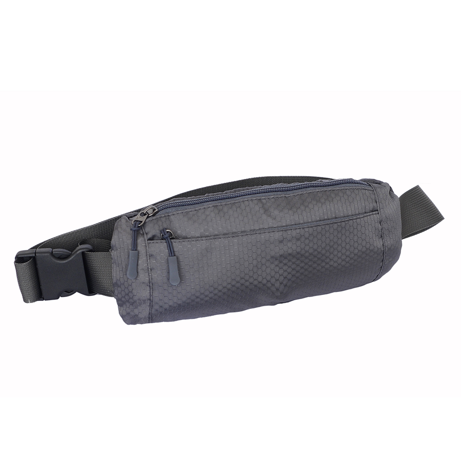 Oval Running Belt w/ 2 Pockets - Custom Logo 10.5x2.5x5 in 2