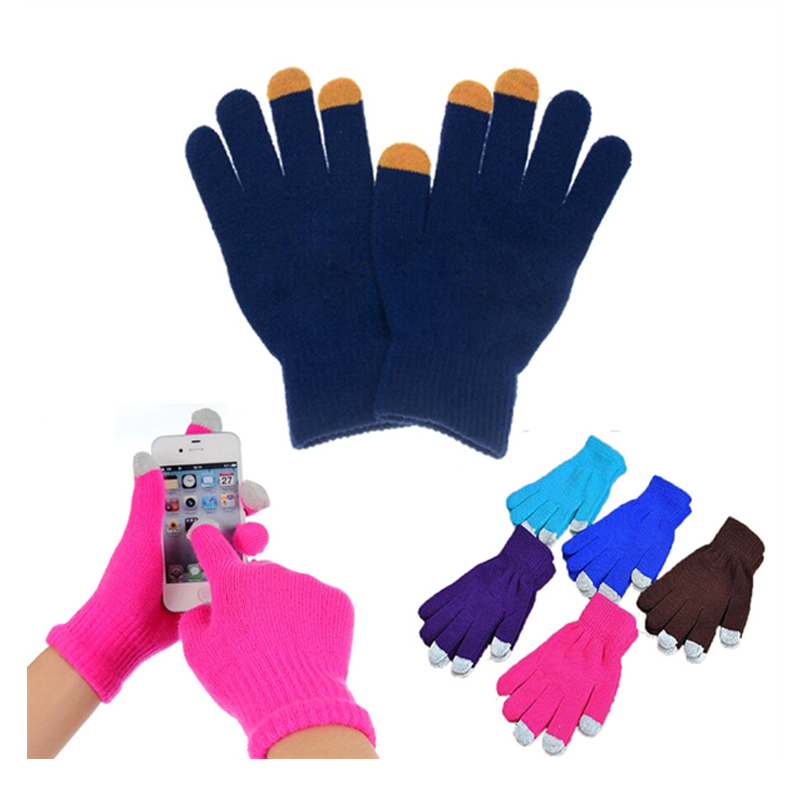 Touch Screen Knit Gloves 1