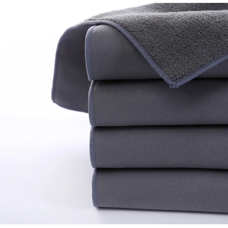 Custom Gift Coral Fleece & Suede Car Cleaning Washing Towel 3