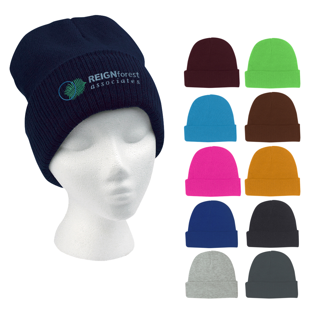 KNIT BEANIE WITH CUFF 15