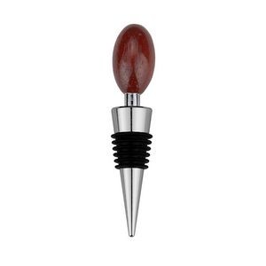 Unique Wooden Oval Shaped Wine Cork Bottle Stopper 9