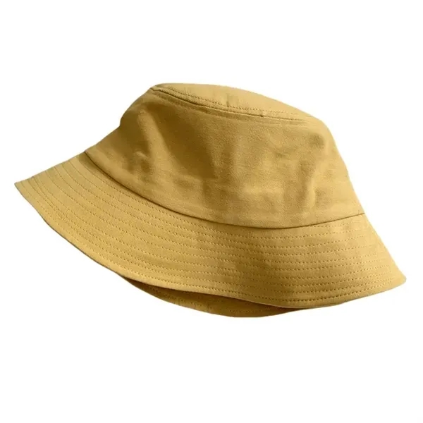 Wide-Brim Cotton Bucket Hat 2