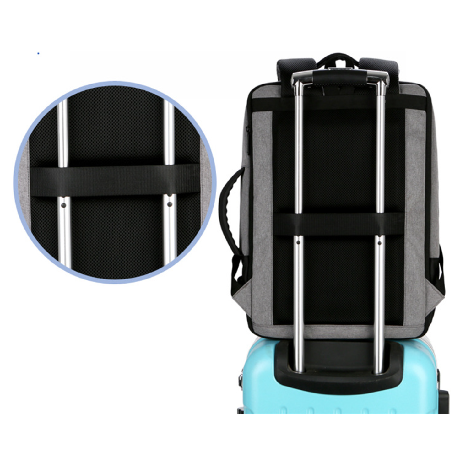 Laptop Backpack w/ USB Charging Port 4