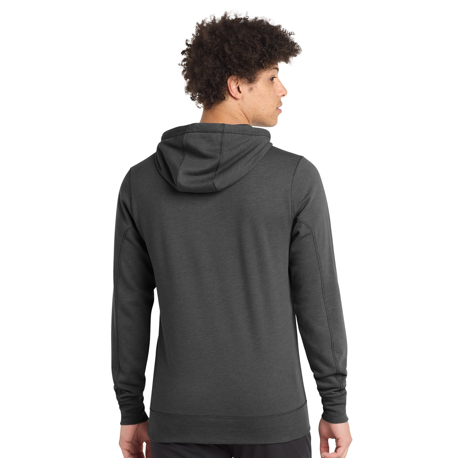 New Era® Tri-Blend Fleece Pullover Hoodie, custom hoodie or sweatshirt with logo imprint 1